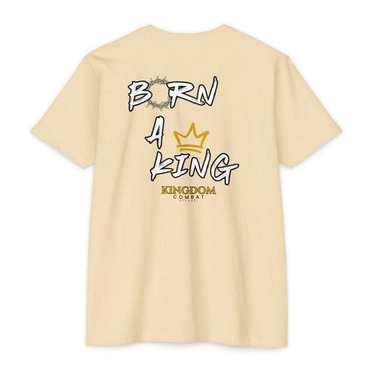 Mens Born a King CVC Jersey T-shirt