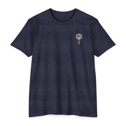Mens Born a King CVC Jersey T-shirt