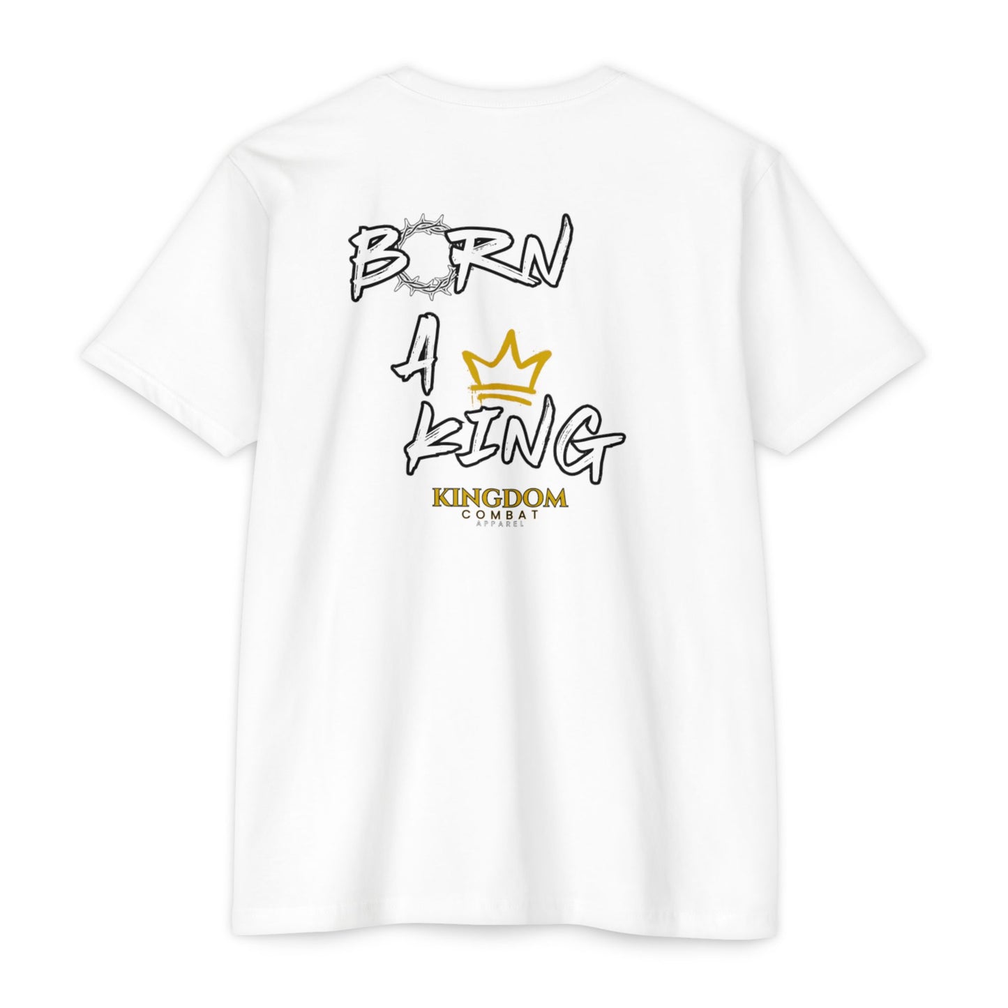 Mens Born a King CVC Jersey T-shirt