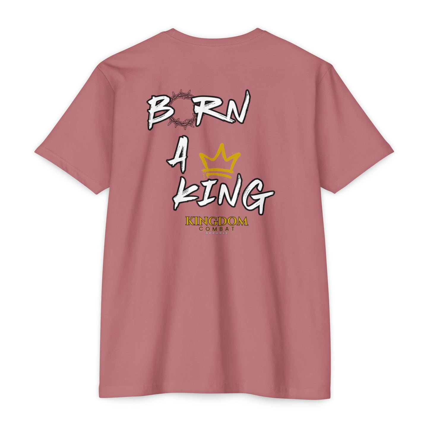 Mens Born a King CVC Jersey T-shirt