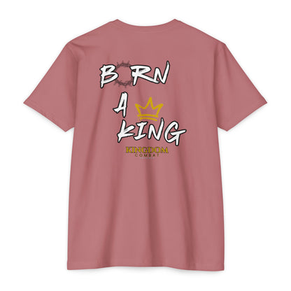 Mens Born a King CVC Jersey T-shirt