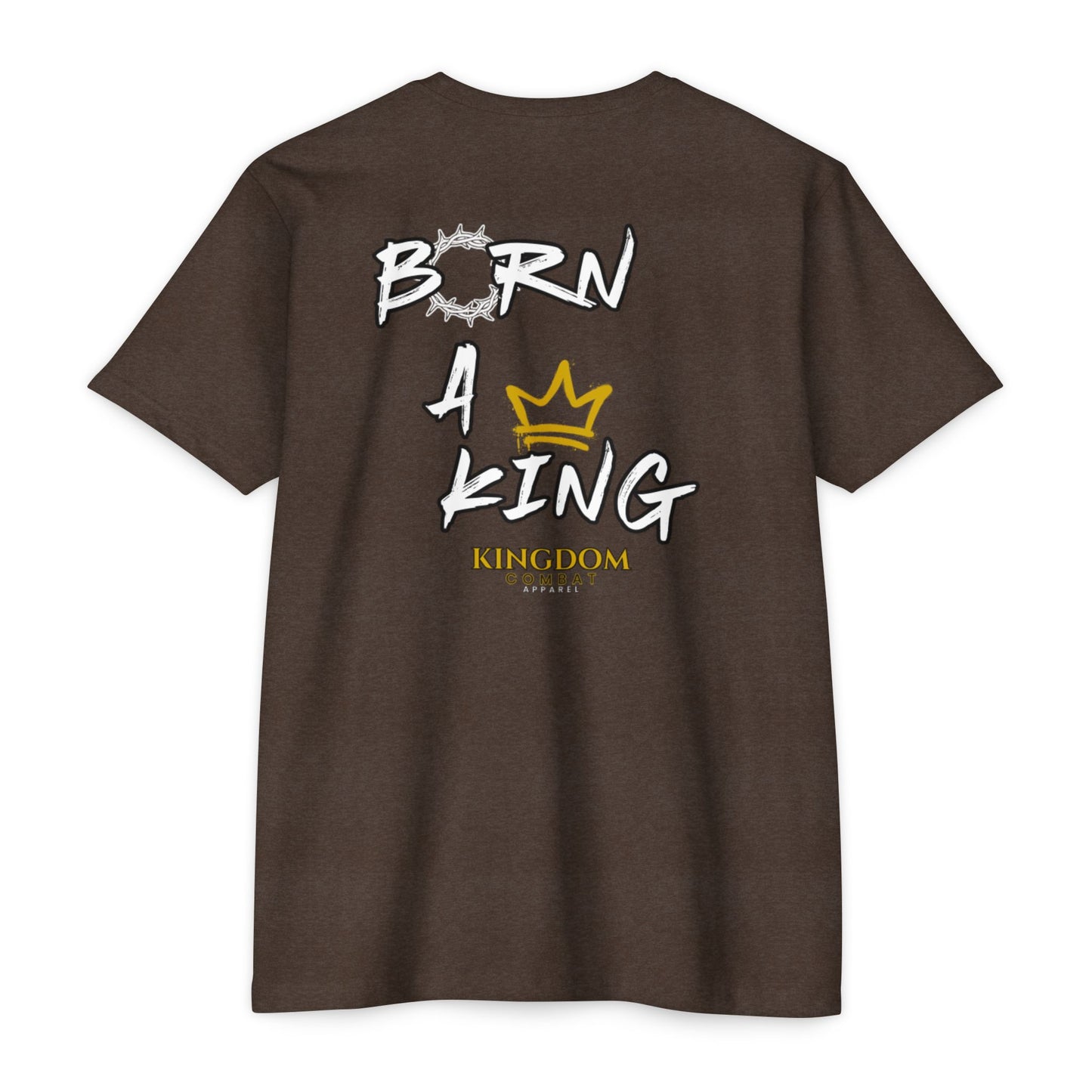 Mens Born a King CVC Jersey T-shirt