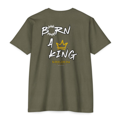Mens Born a King CVC Jersey T-shirt