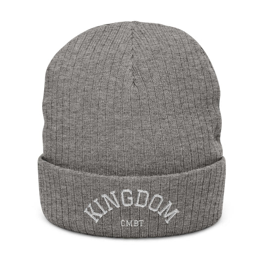 Ribbed Knit Beanie (Embroidery)