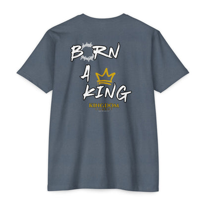 Mens Born a King CVC Jersey T-shirt