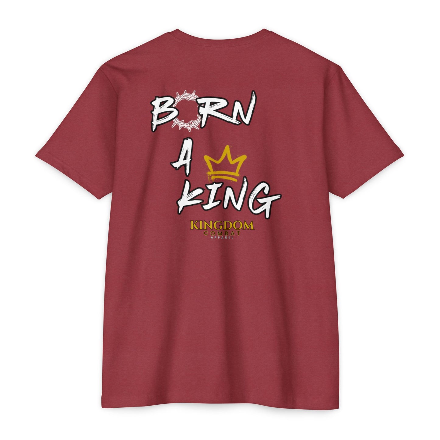 Mens Born a King CVC Jersey T-shirt